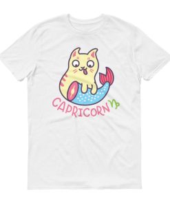 Capricorn Cat Short-Sleeve T-Shirt