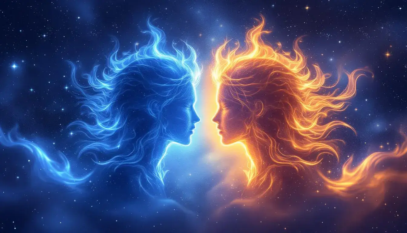 angel number 222 twin flame connection with cosmic flames