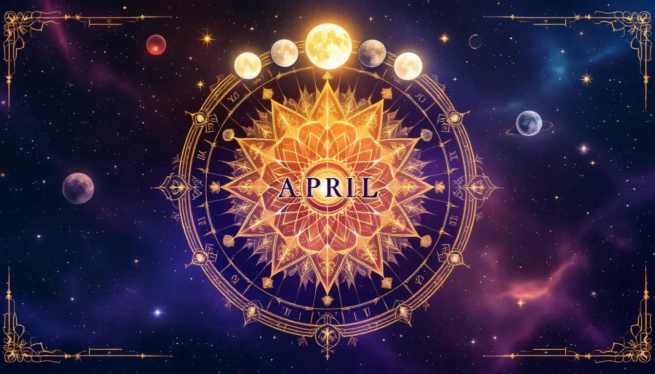 april 2026 astrology key dates cosmic calendar