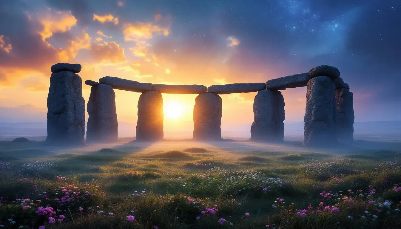 spring equinox ancient traditions ostara pagan ritual illustration