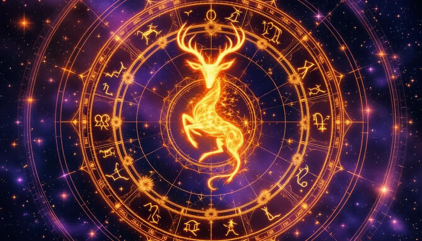 spring equinox 2026 zodiac signs cosmic wheel illustration