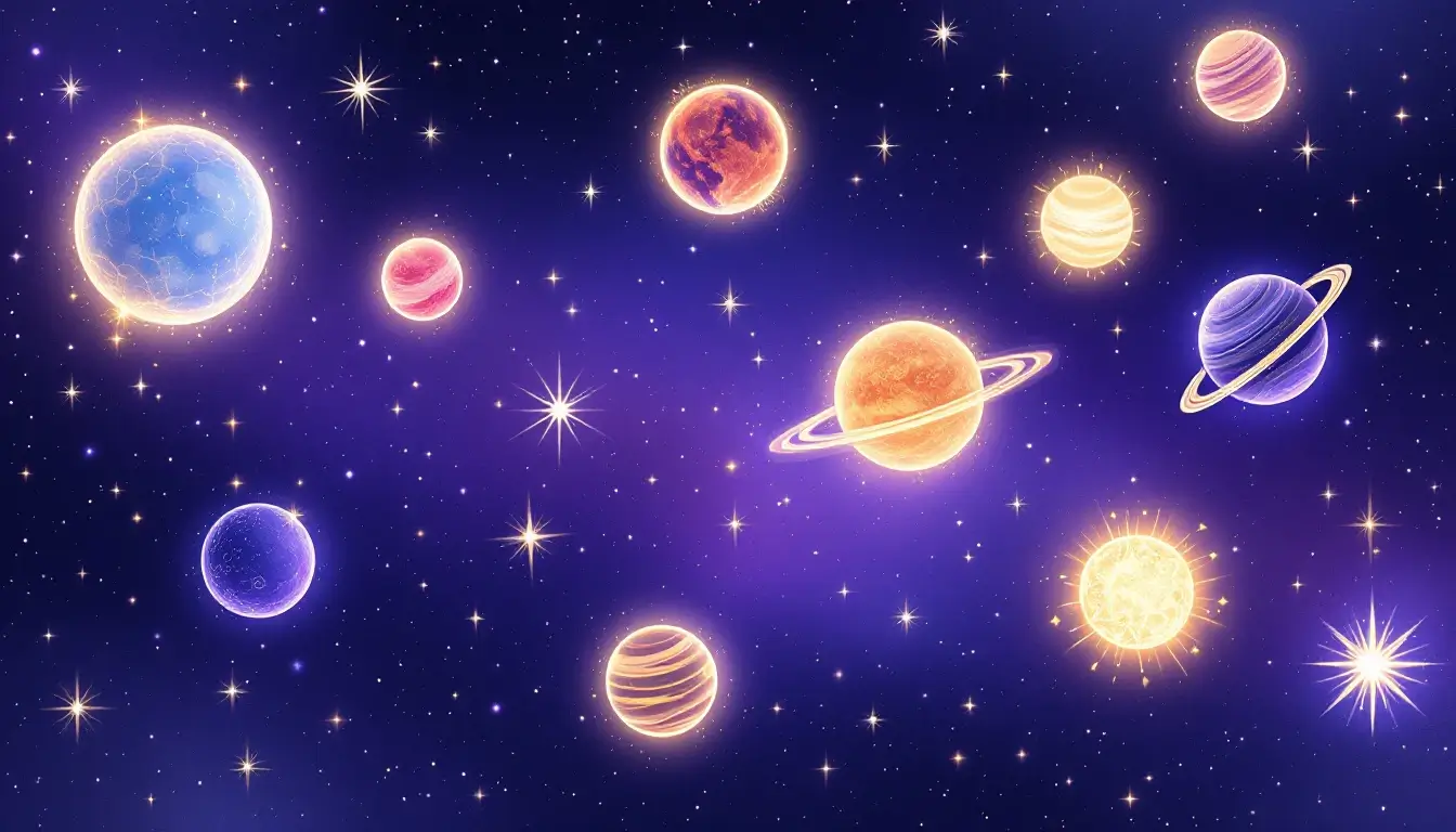 the planets and their roles in a natal astrology chart