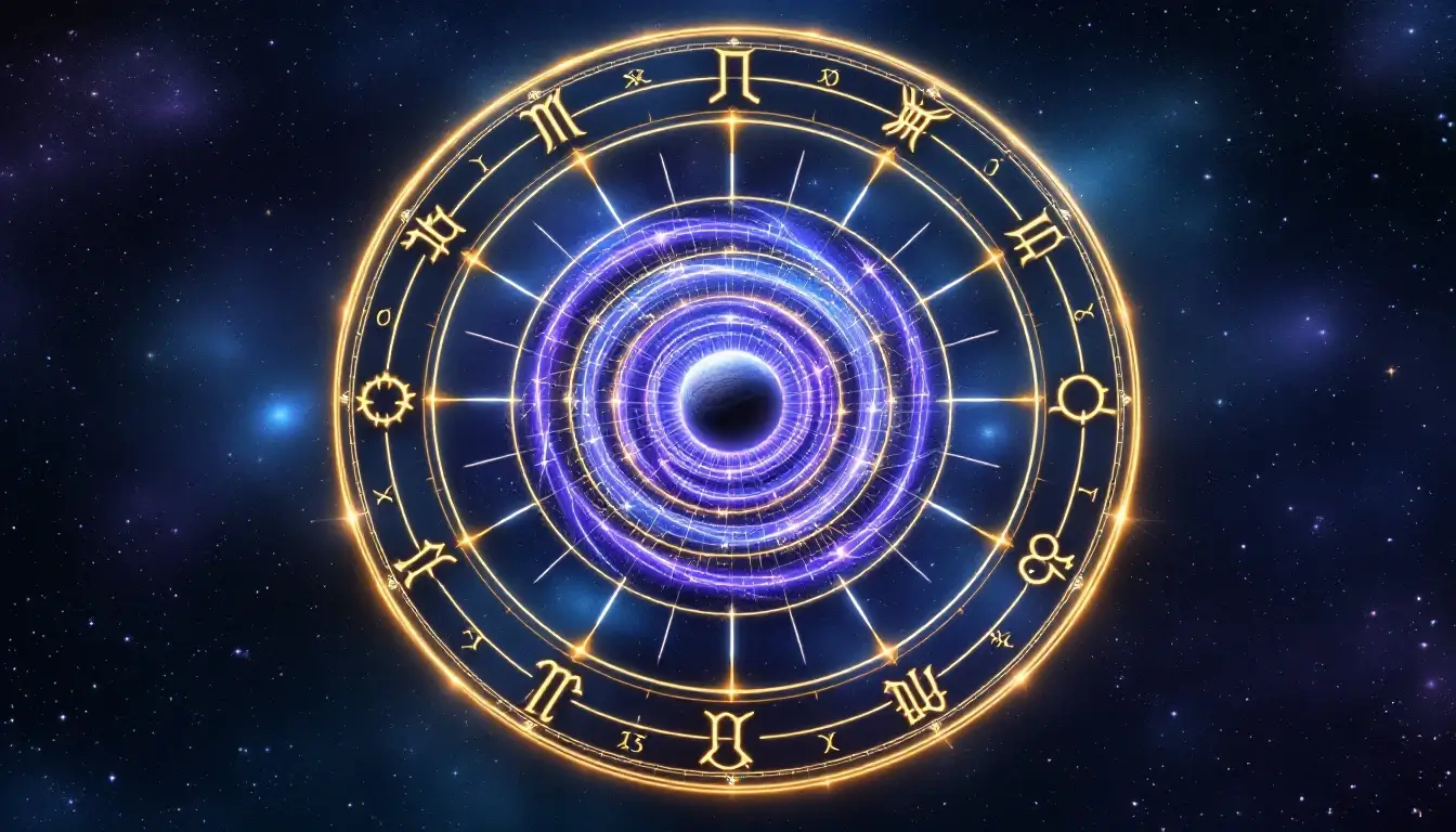 Zodiac wheel showing Mercury retrograde spiritual meaning for each sign