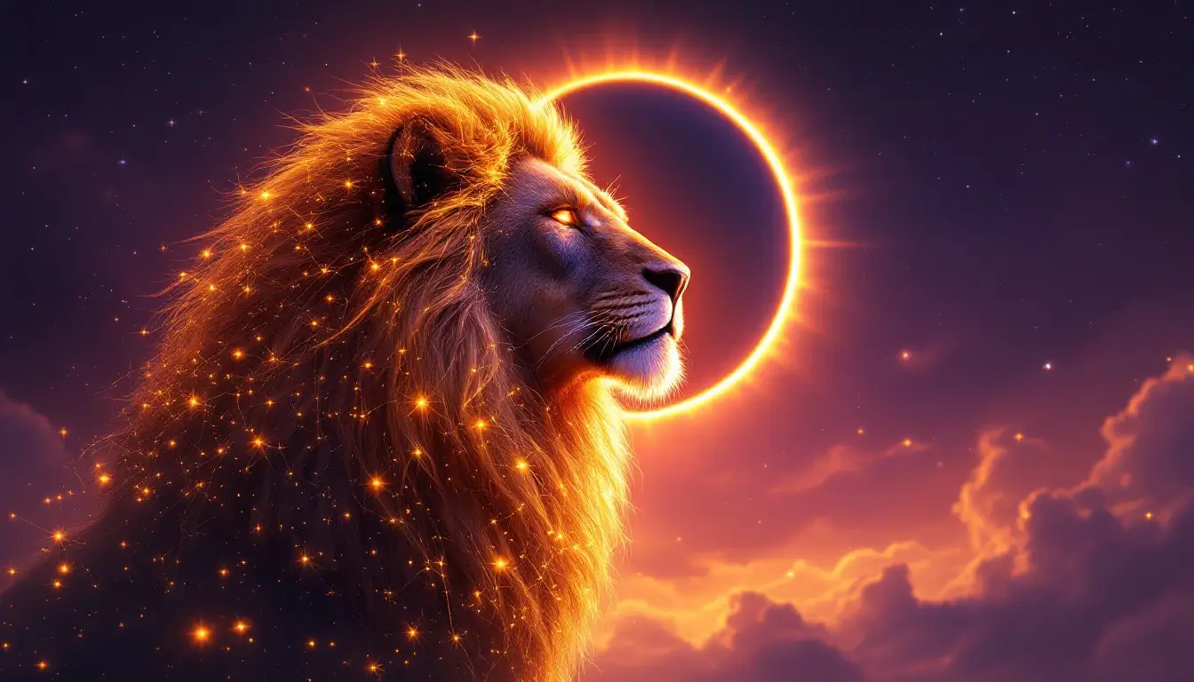 solar eclipse august 12 2026 in Leo — celestial lion under the eclipse