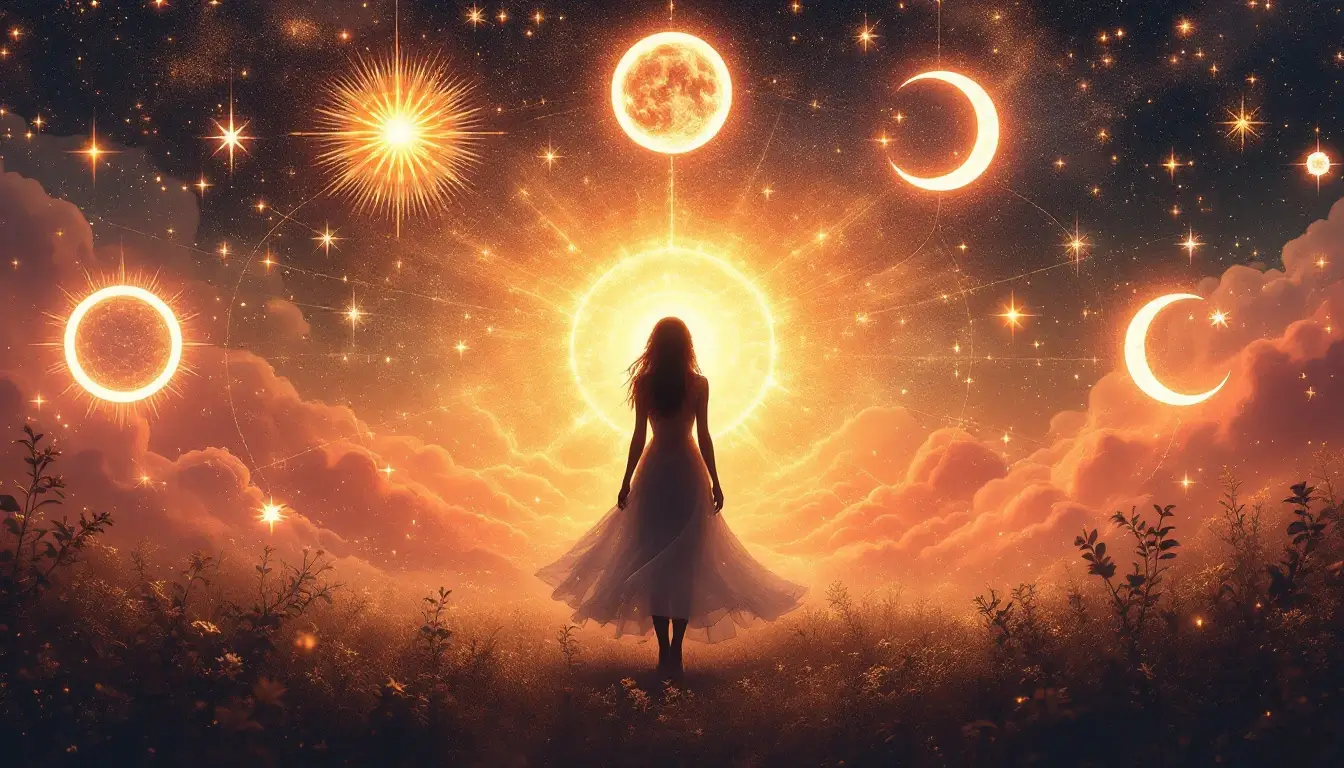 personal planets in astrology: sun moon mercury venus mars
