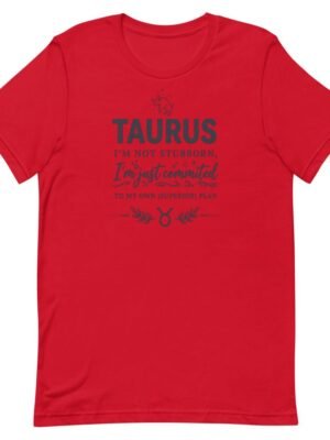 taurus not stubborn committed superior plan