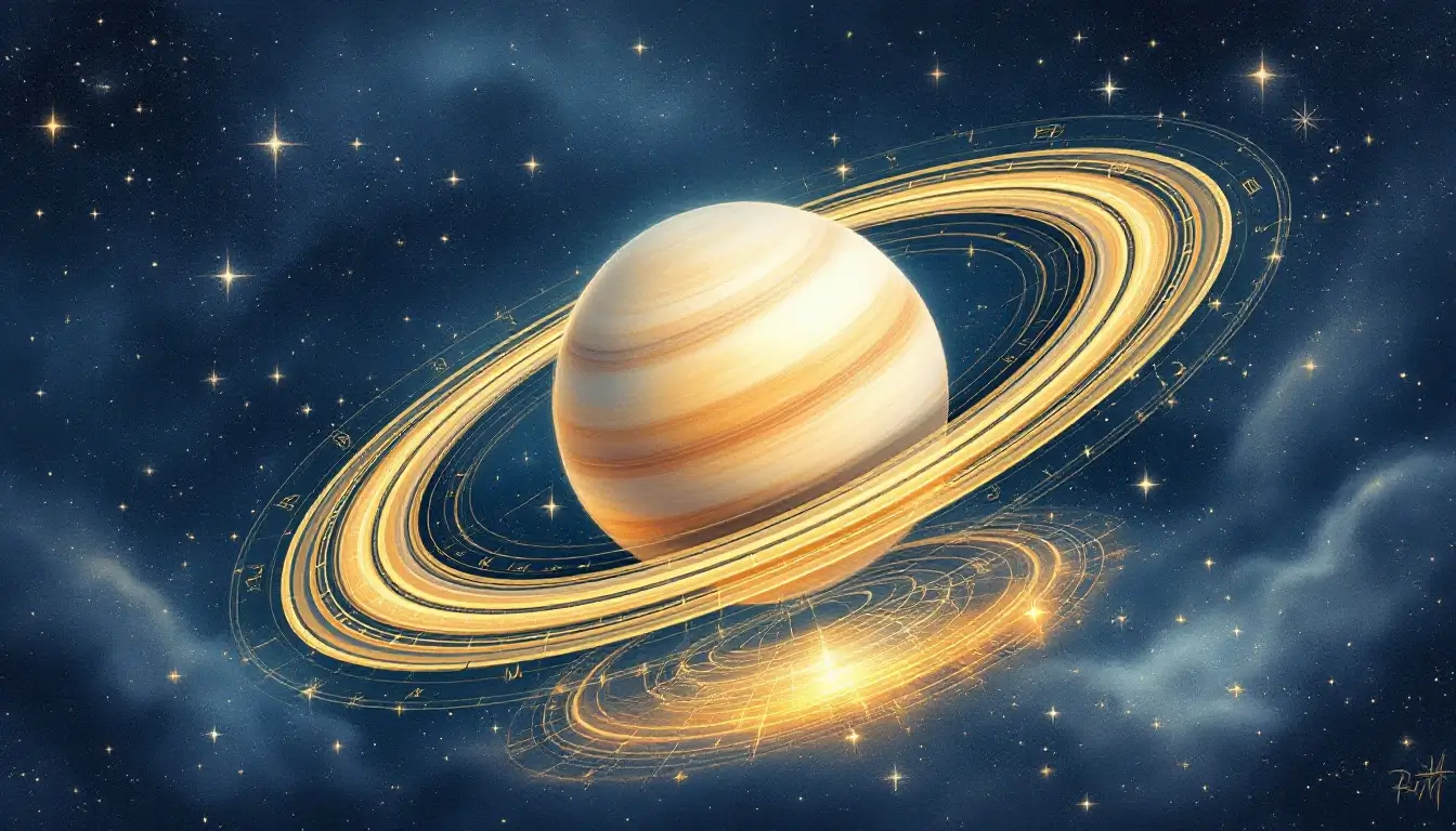 what is saturn return - astrological birth chart with Saturn