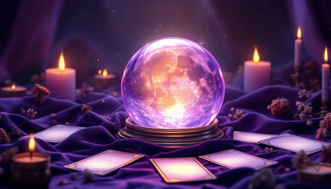 Crystal ball reflecting a full moon, answering full moon 2027 questions