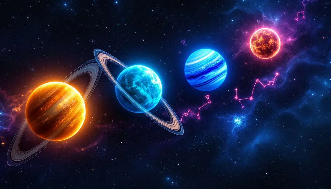 Saturn, Neptune, Uranus and Pluto transits for Sagittarius in 2026